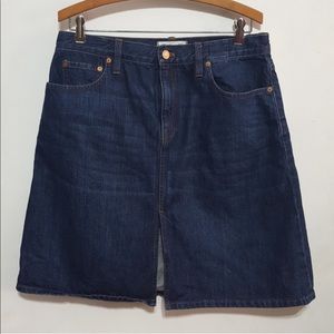 Madewell denim skirt